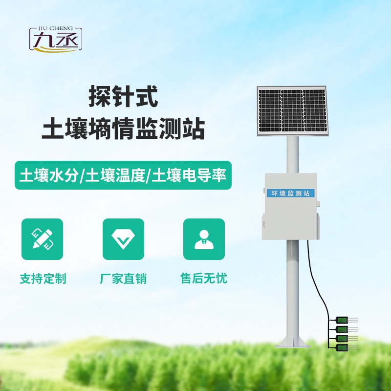 探針式土壤墑情監測站：探針如何掃描墑情立體圖？
